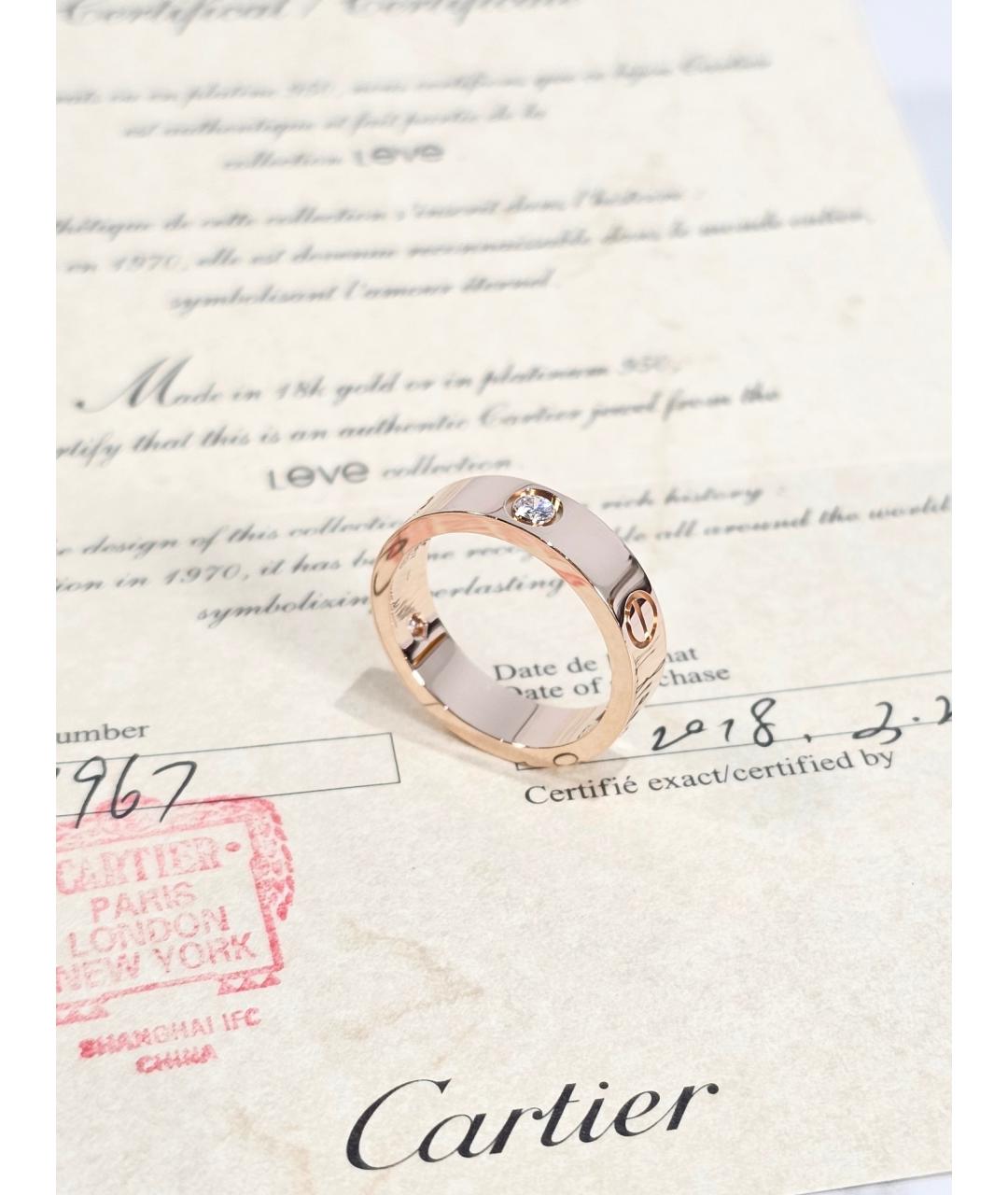 CARTIER Золотое кольцо из розового золота, фото 2