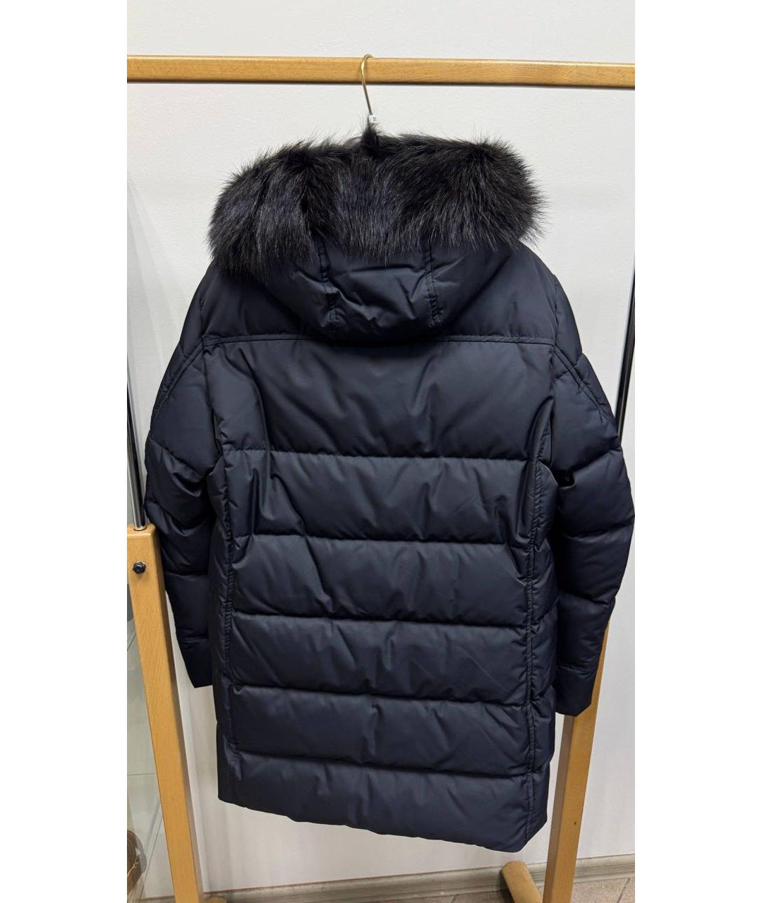 MOORER Темно-синяя полиуретановая куртка, фото 5