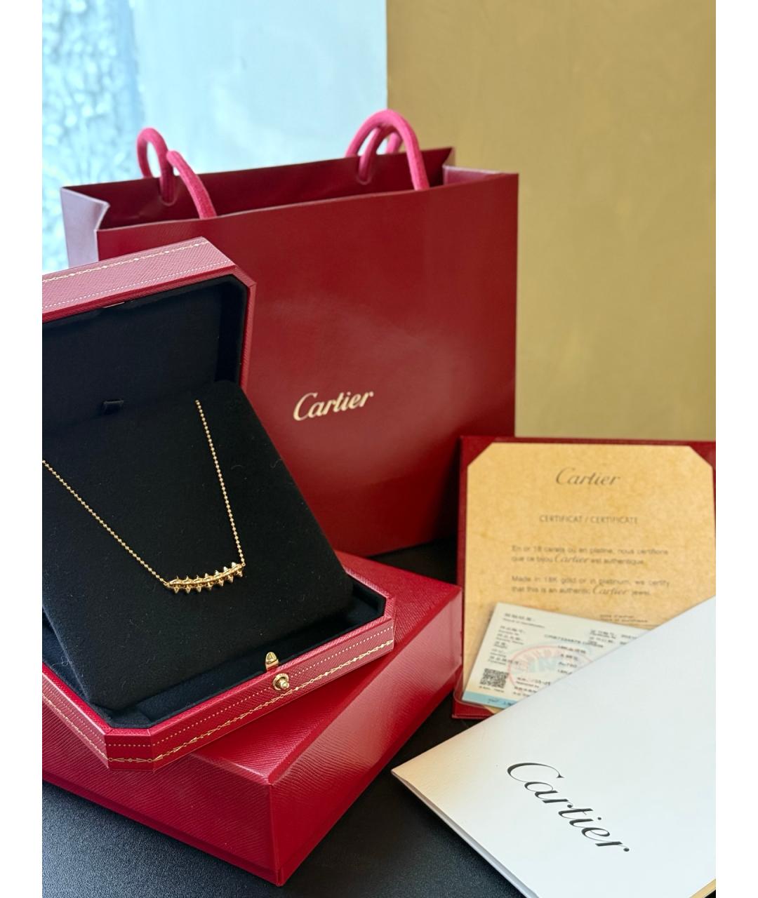 CARTIER Золотая подвеска из розового золота, фото 2