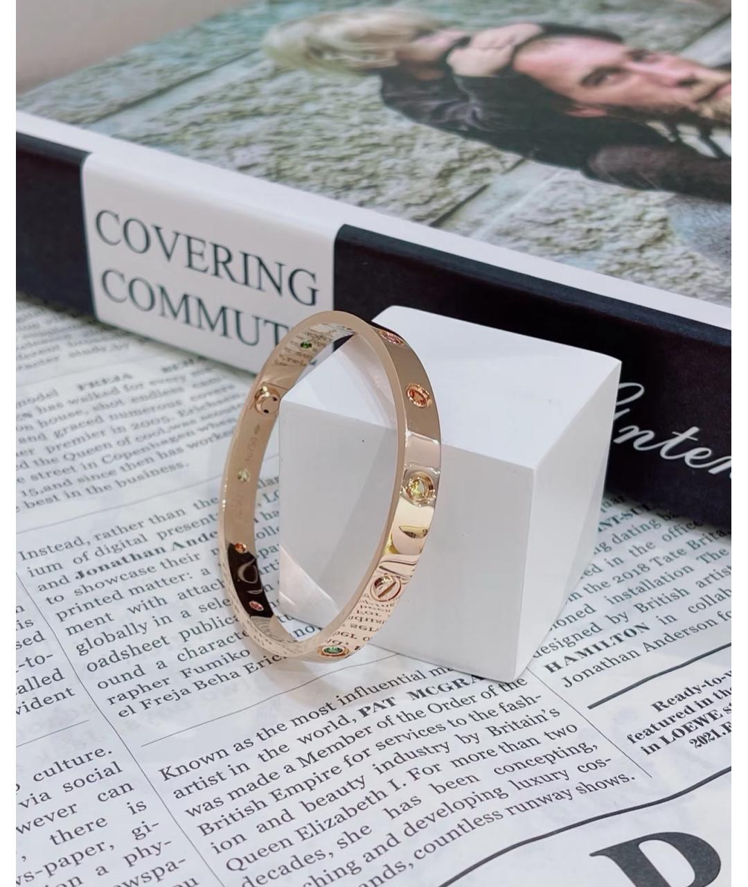 CARTIER Золотой браслет из розового золота, фото 3