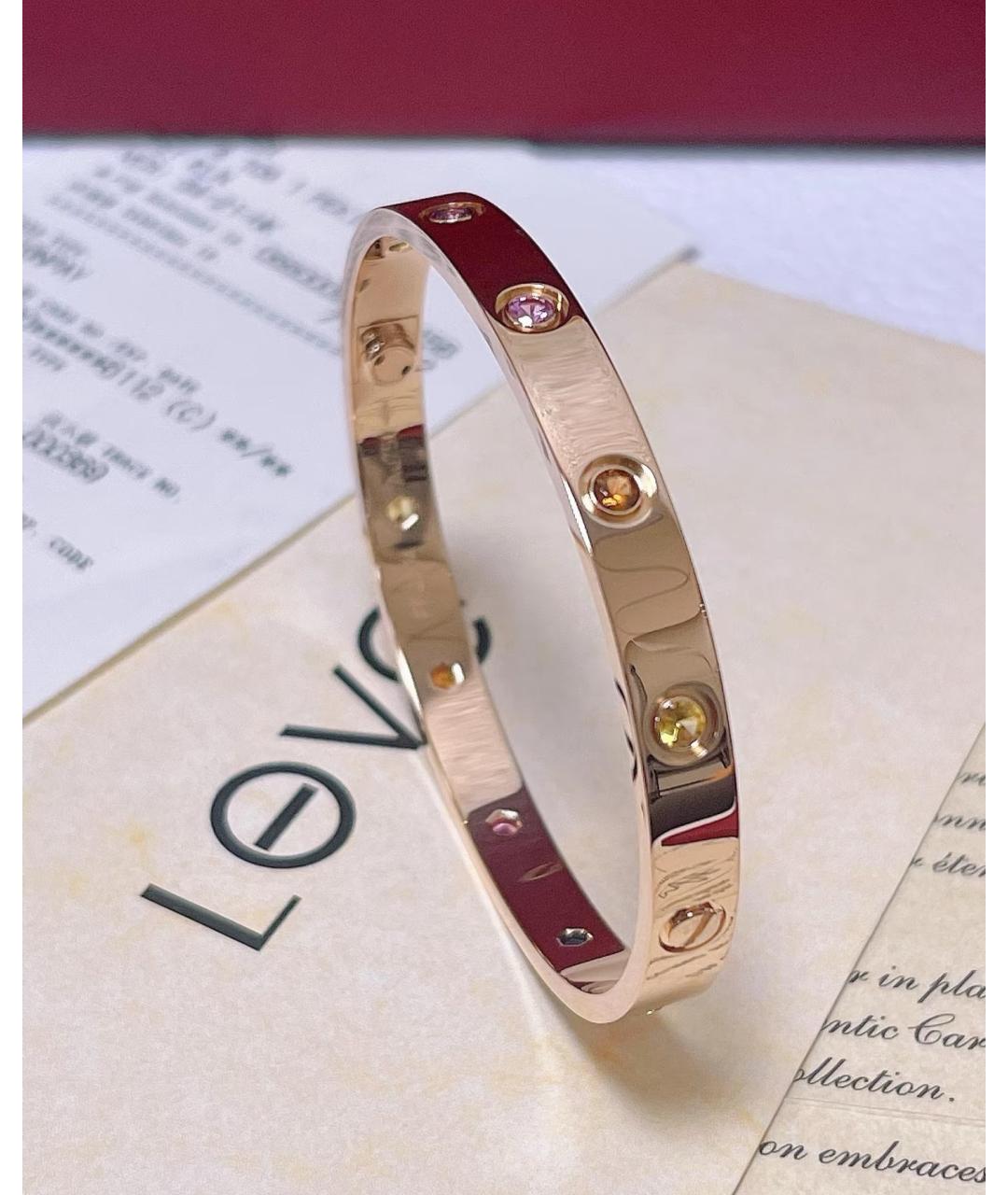 CARTIER Золотой браслет из розового золота, фото 4