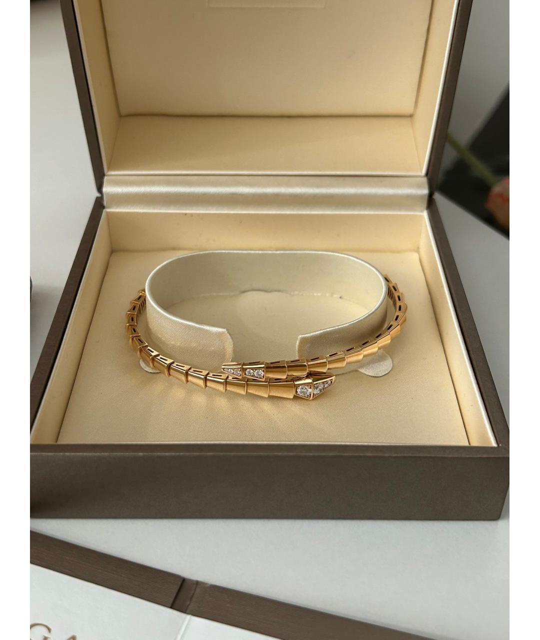 BVLGARI Золотой браслет из розового золота, фото 3