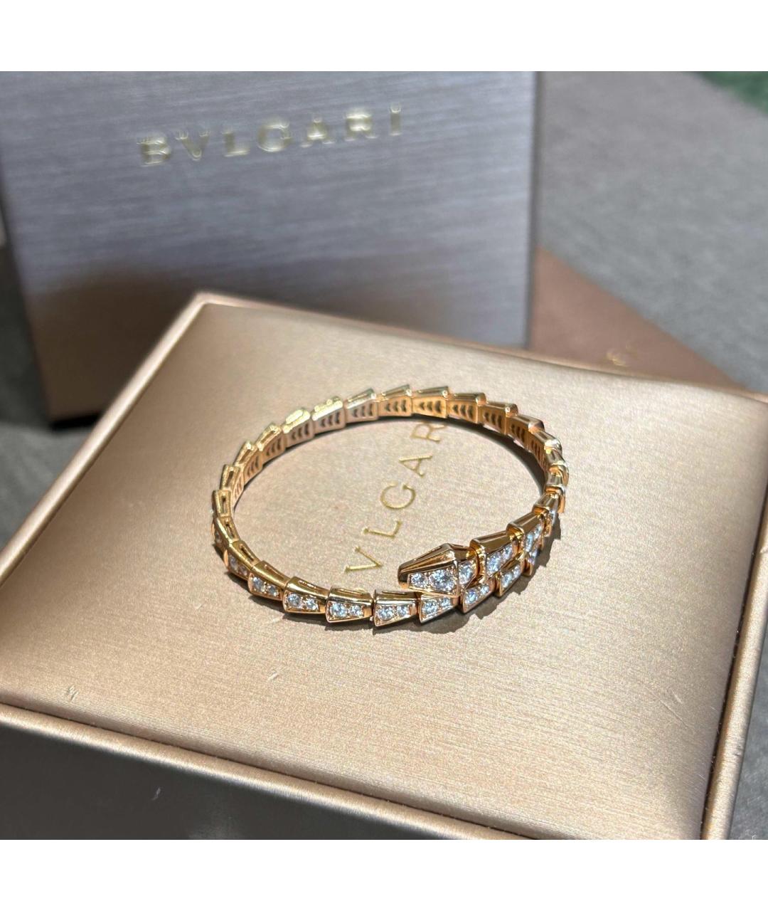 BVLGARI Золотой браслет из розового золота, фото 5