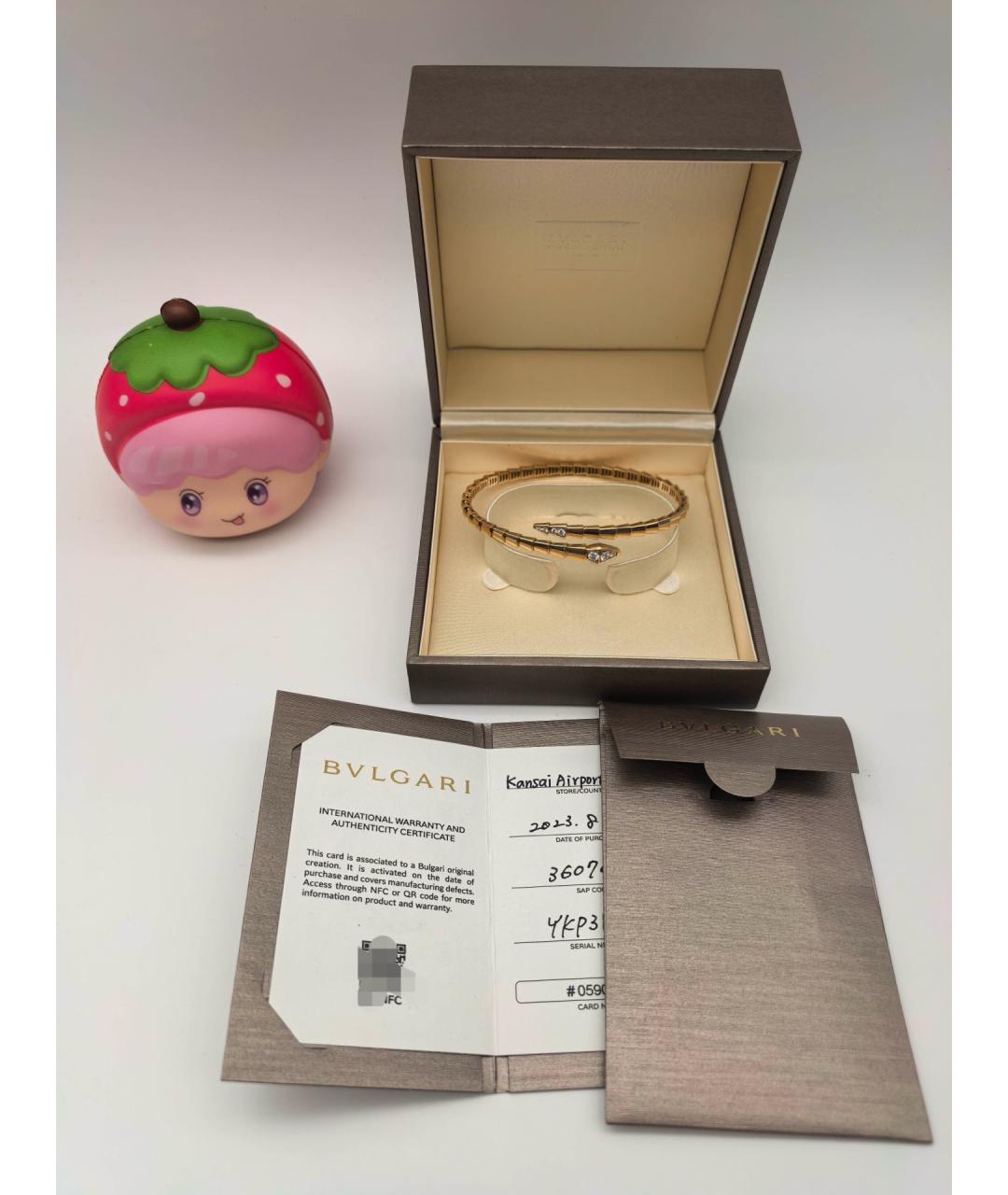 BVLGARI Золотой браслет из розового золота, фото 2