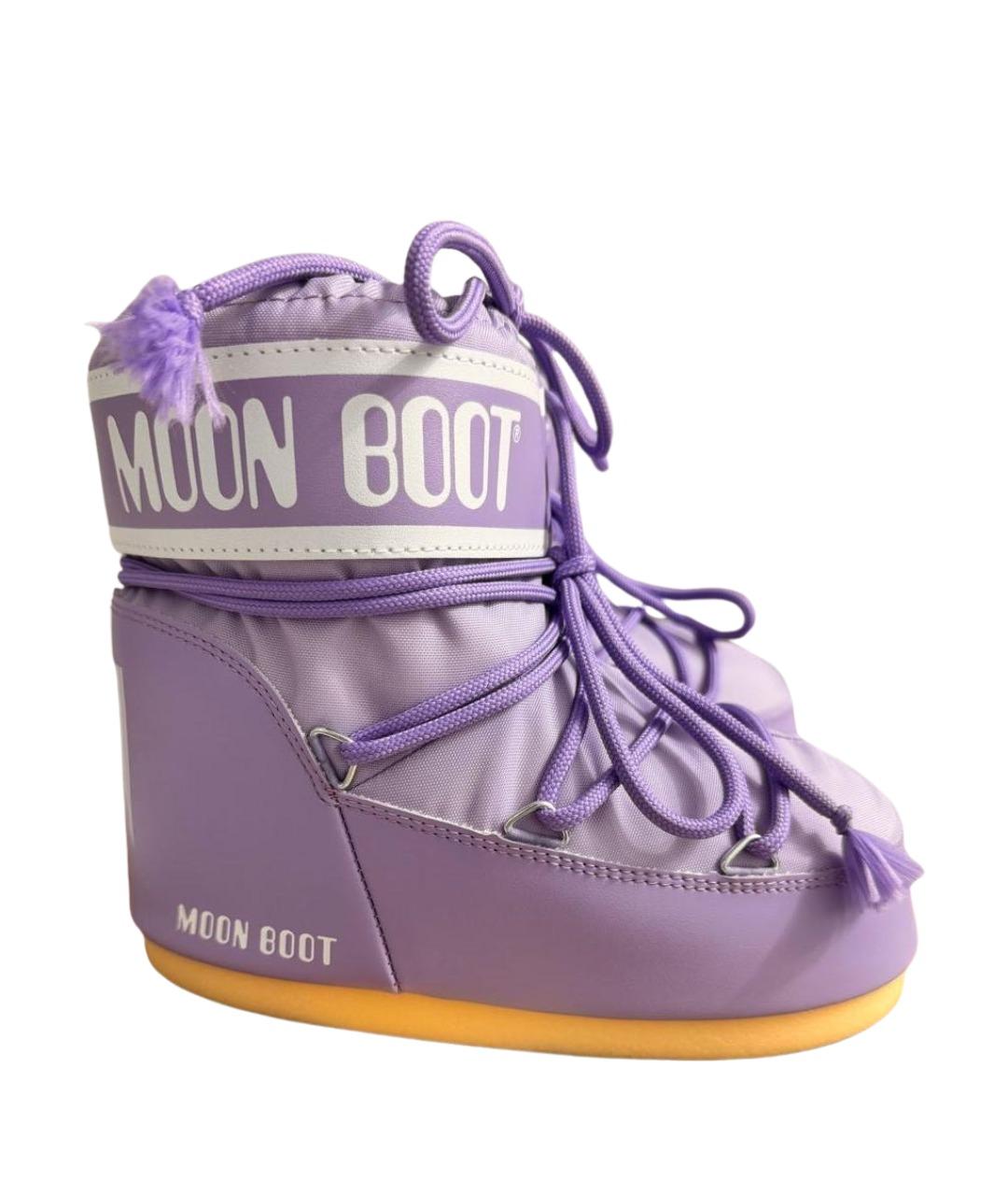 MOON BOOT Фиолетовые ботинки, фото 1