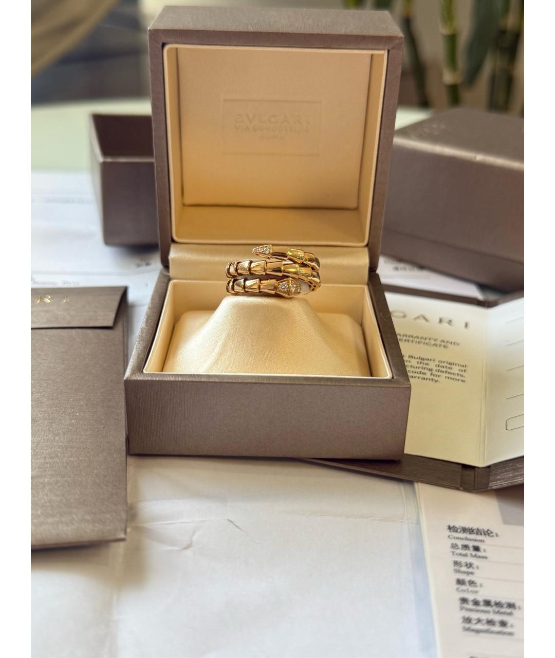 BVLGARI Золотое кольцо из розового золота, фото 8