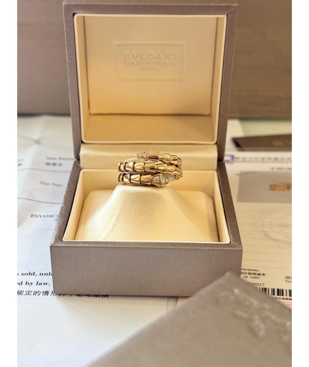 BVLGARI Золотое кольцо из розового золота, фото 2