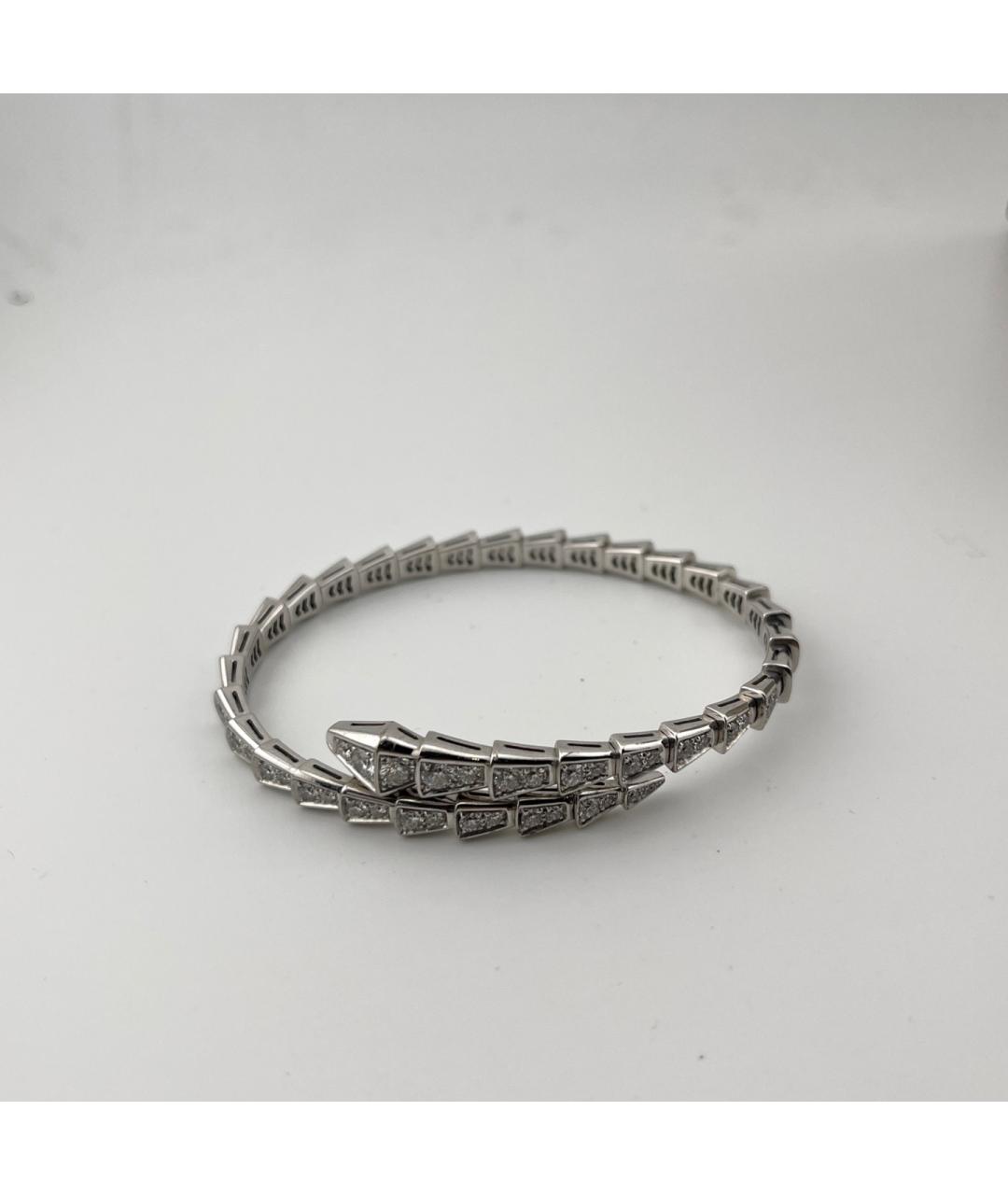 BVLGARI Серебрянный браслет из белого золота, фото 9