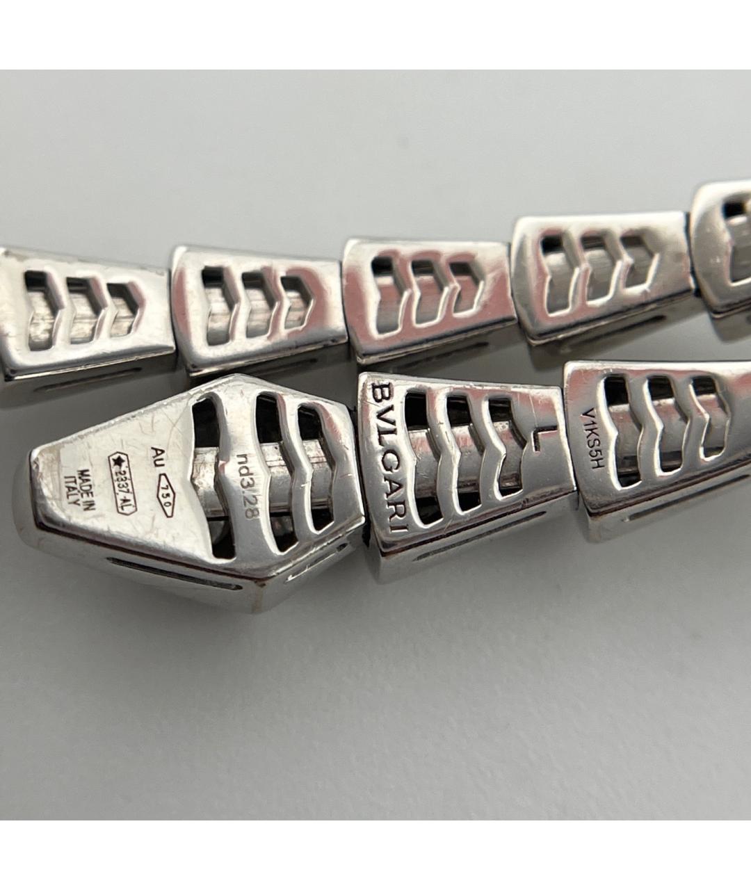 BVLGARI Серебрянный браслет из белого золота, фото 8