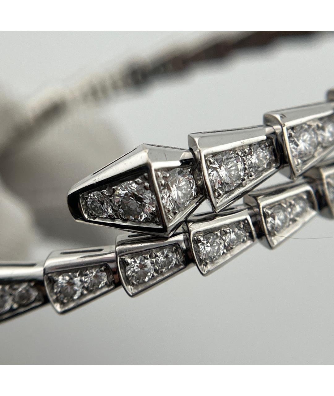 BVLGARI Серебрянный браслет из белого золота, фото 5