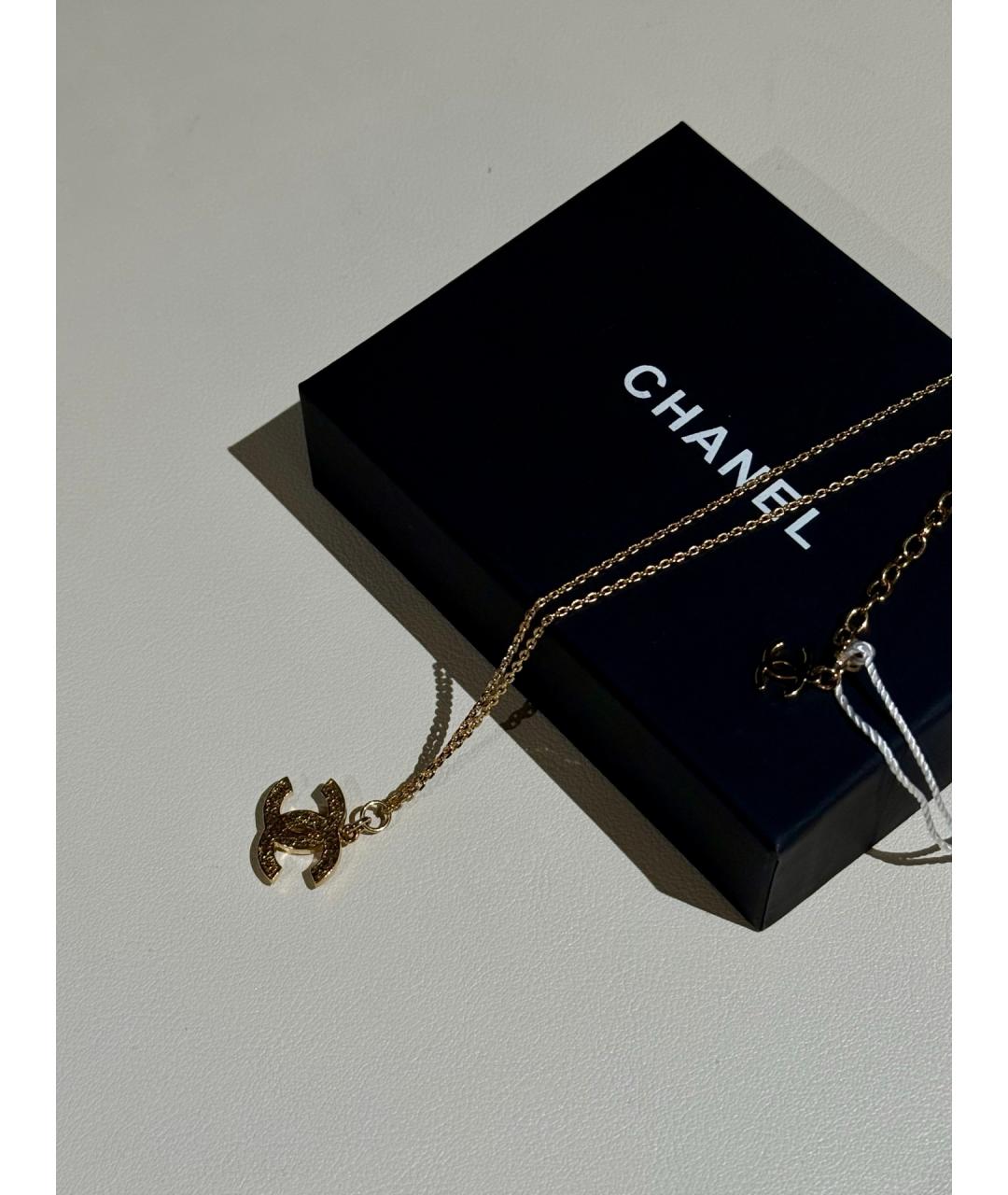 CHANEL Золотое колье, фото 3