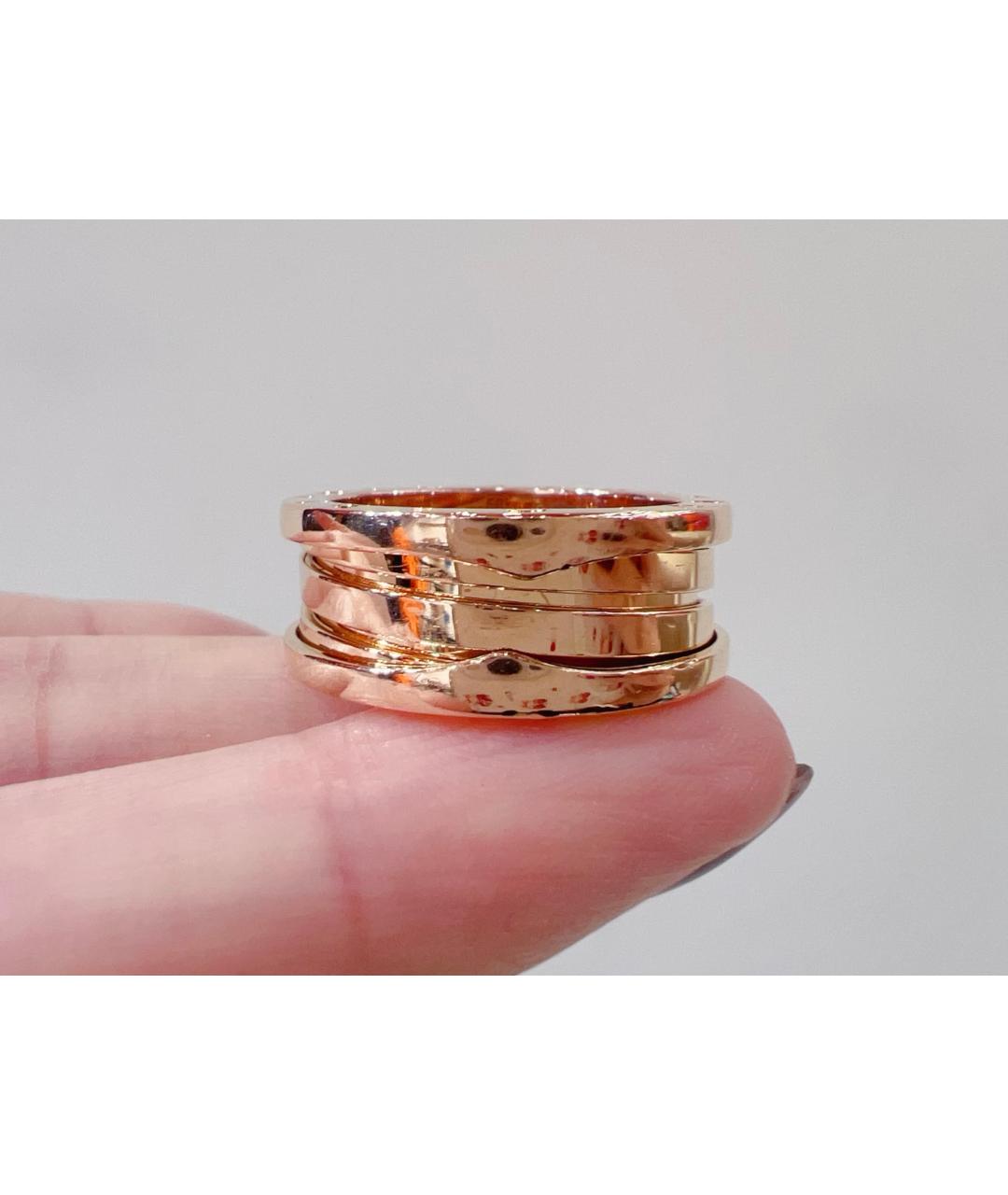BVLGARI Золотое кольцо из розового золота, фото 10