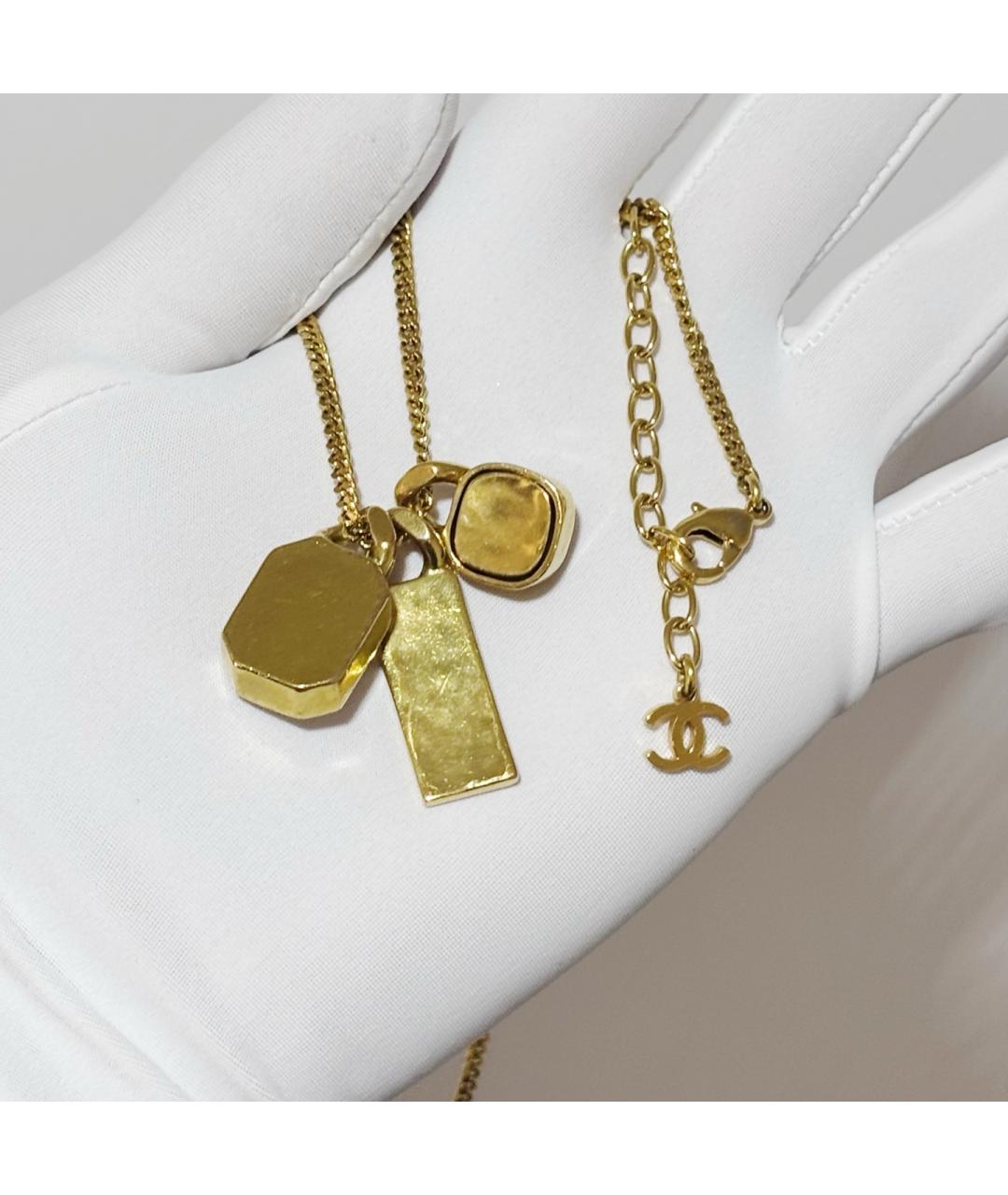 CHANEL Золотое колье, фото 4