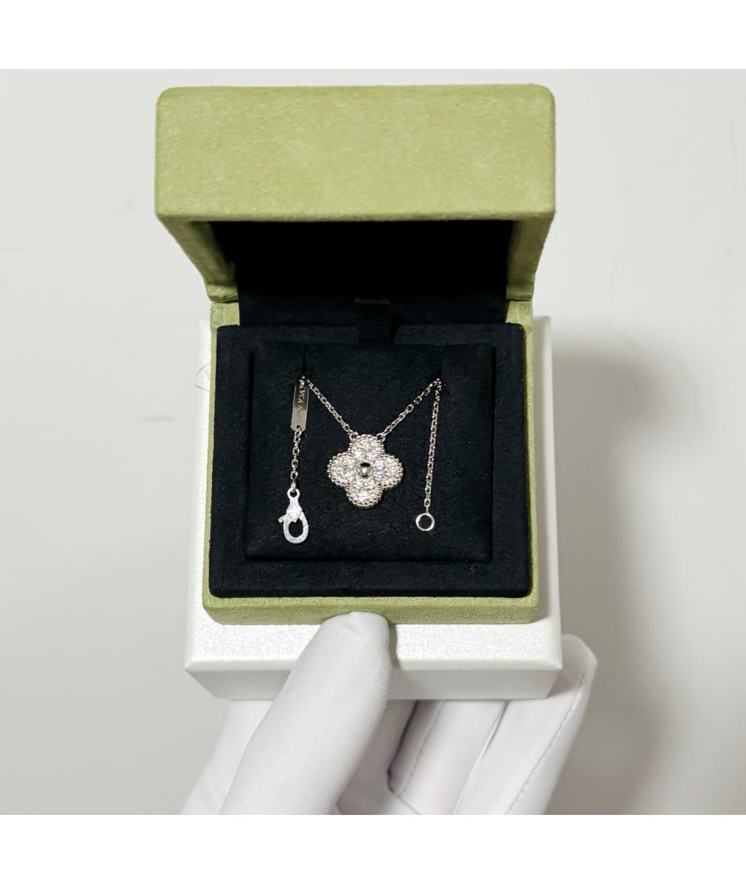 VAN CLEEF & ARPELS Серебряное колье из белого золота, фото 2