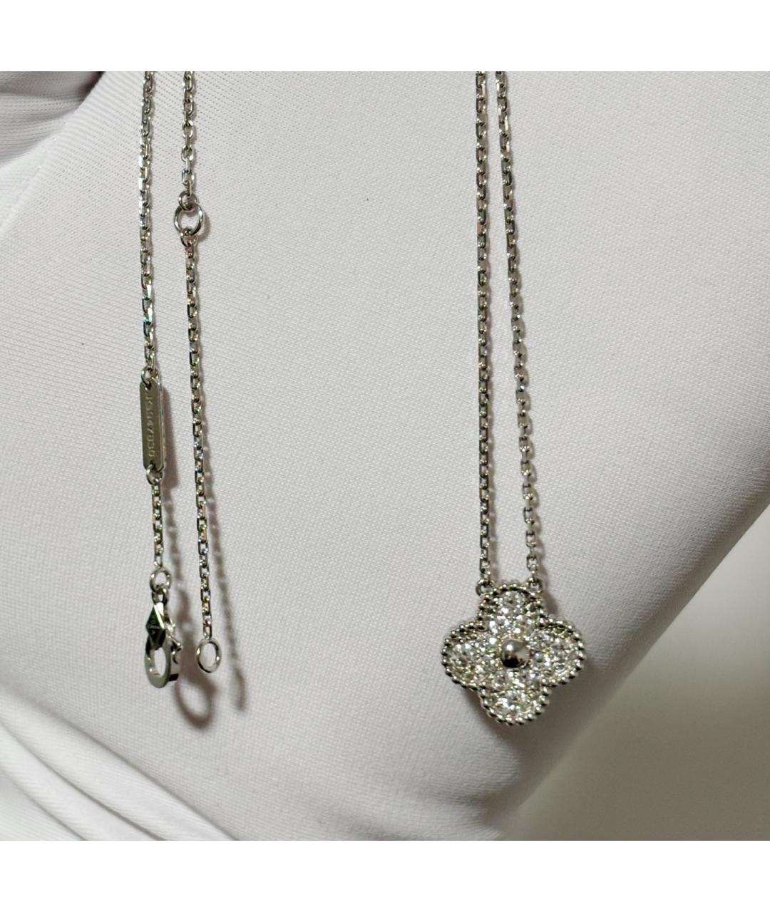 VAN CLEEF & ARPELS Серебряное колье из белого золота, фото 4