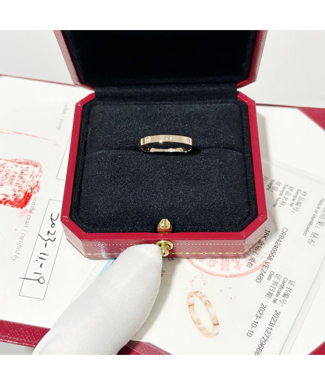 CARTIER Золотое кольцо из розового золота, фото 2