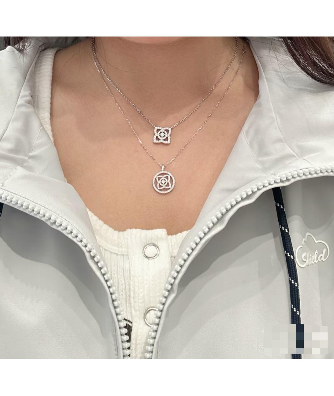 DE BEERS Серебряное колье из белого золота, фото 7