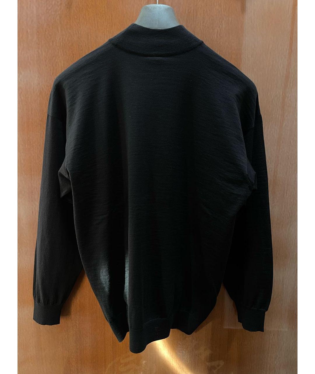 PAUL & SHARK Черная шерстяная водолазка, фото 2