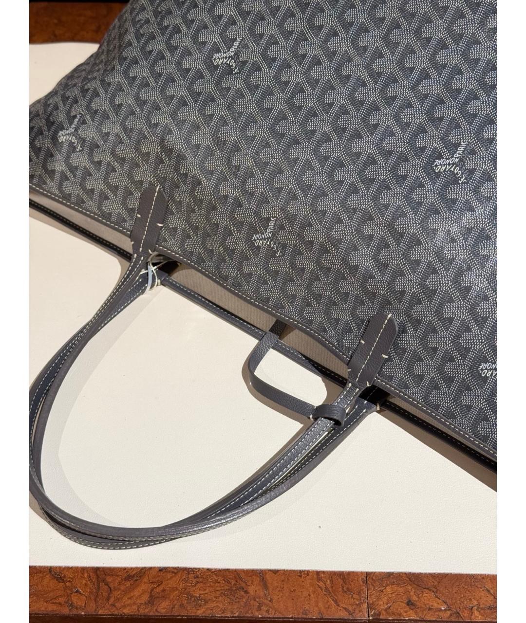 GOYARD Серая сумка тоут, фото 4