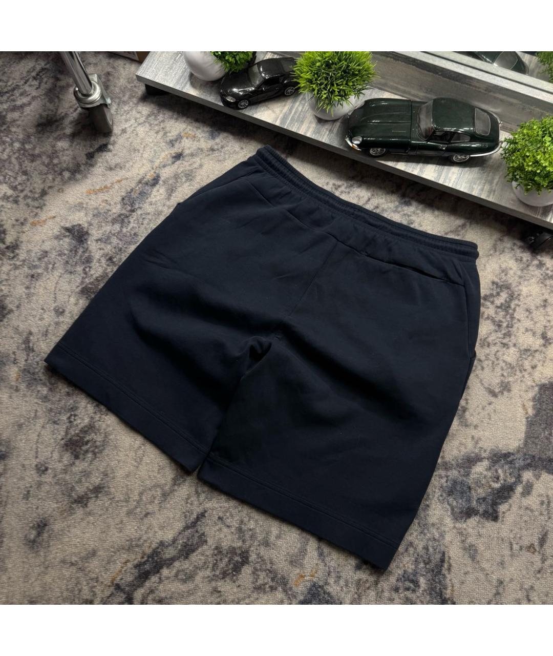 HUGO BOSS Темно-синие хлопковые шорты, фото 3