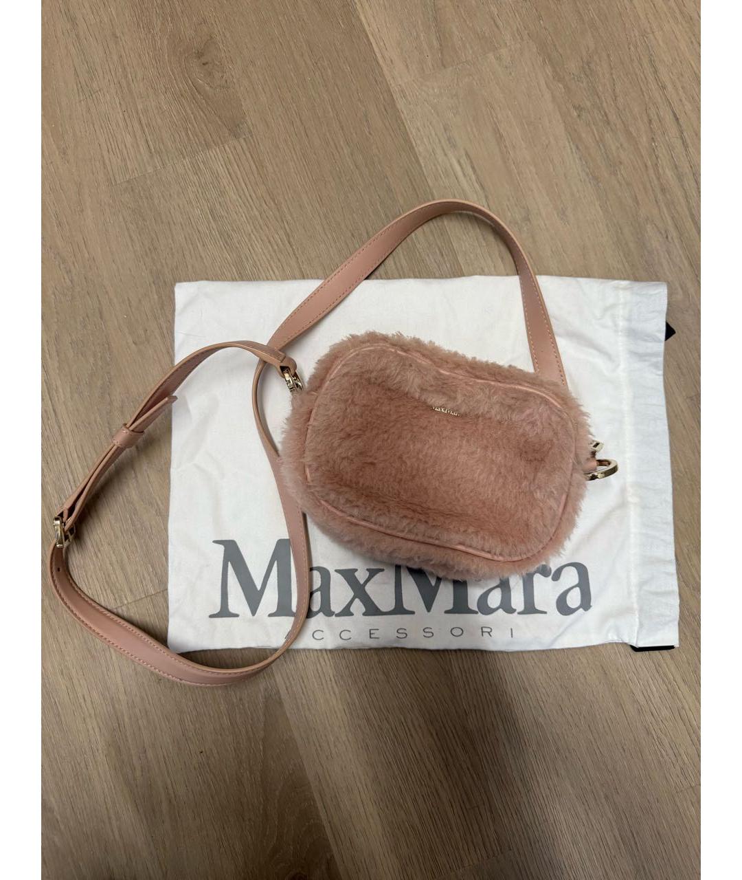 MAX MARA Розовая сумка через плечо, фото 7