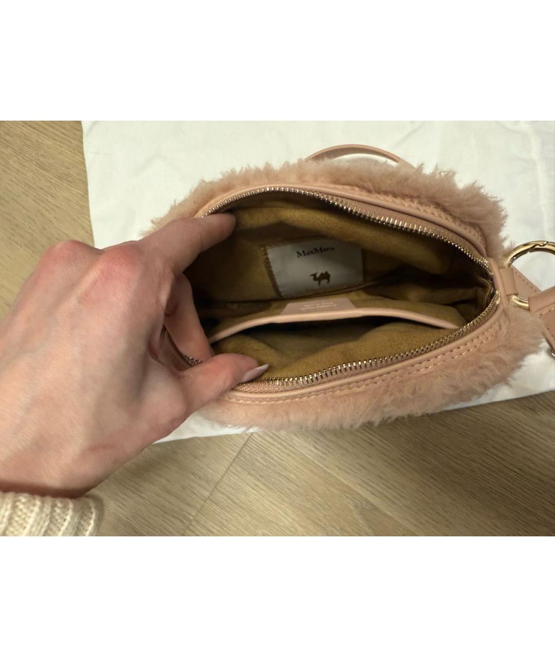 MAX MARA Розовая сумка через плечо, фото 5