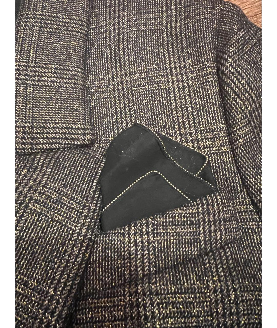 PESERICO Серый шерстяной костюм с брюками, фото 5