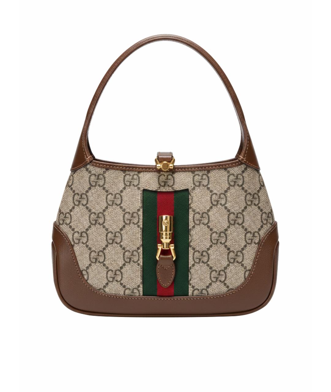 GUCCI Бежевая сумка с короткими ручками, фото 1