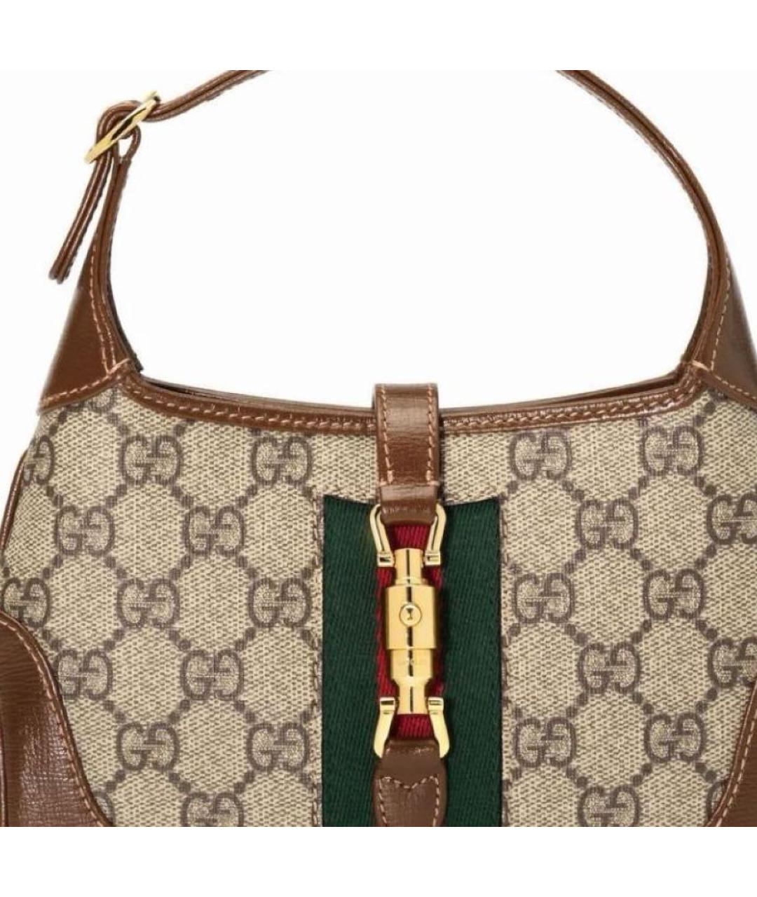 GUCCI Бежевая сумка с короткими ручками, фото 4