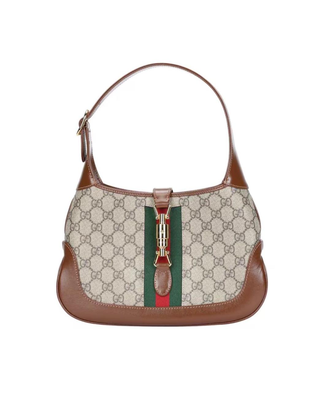 GUCCI Бежевая сумка с короткими ручками, фото 1