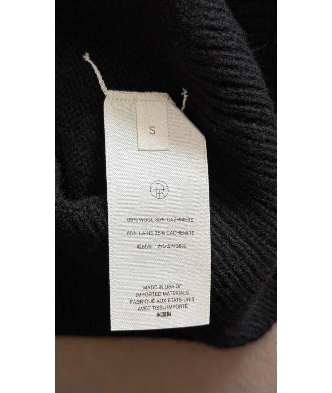 THE ROW Черный кашемировый джемпер / свитер, фото 4