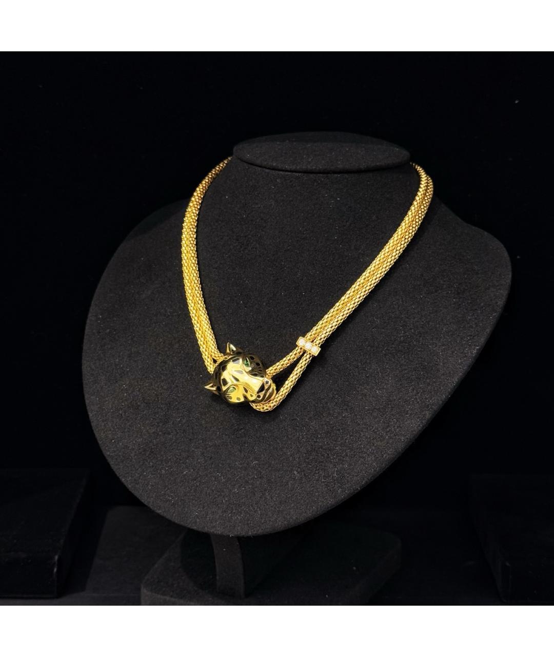 CARTIER Золотое колье из желтого золота, фото 2