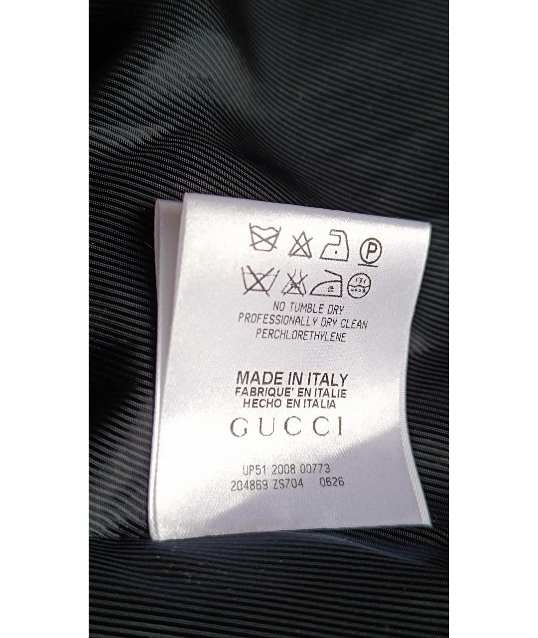 GUCCI Коричневый хлопковый тренч/плащ, фото 9