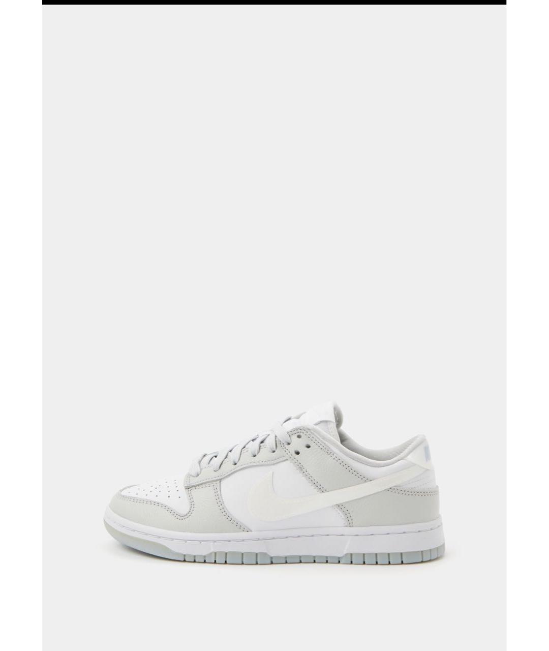 NIKE Серые кожаные кеды, фото 5