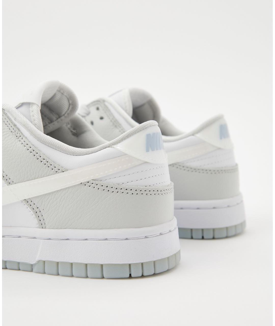 NIKE Серые кожаные кеды, фото 4