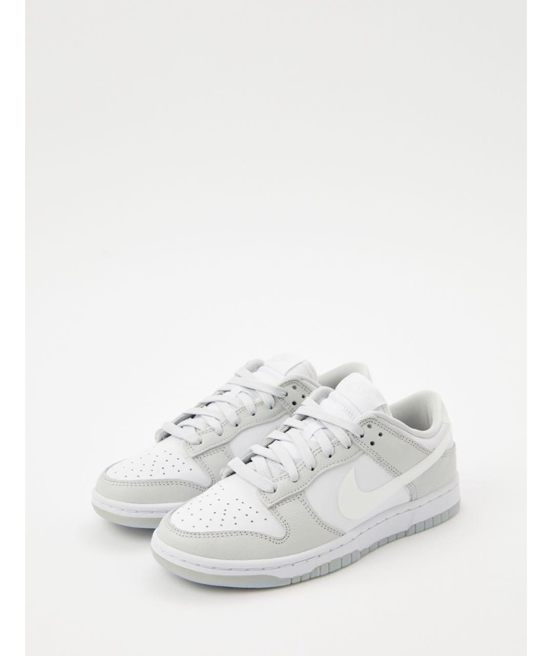 NIKE Серые кожаные кеды, фото 2