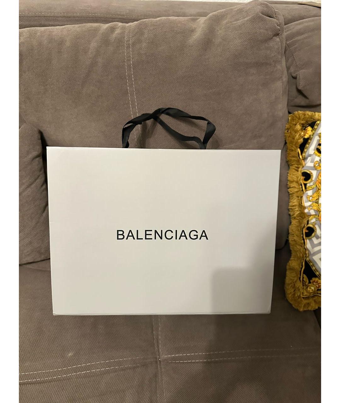 BALENCIAGA Черная кожаная сумка тоут, фото 8