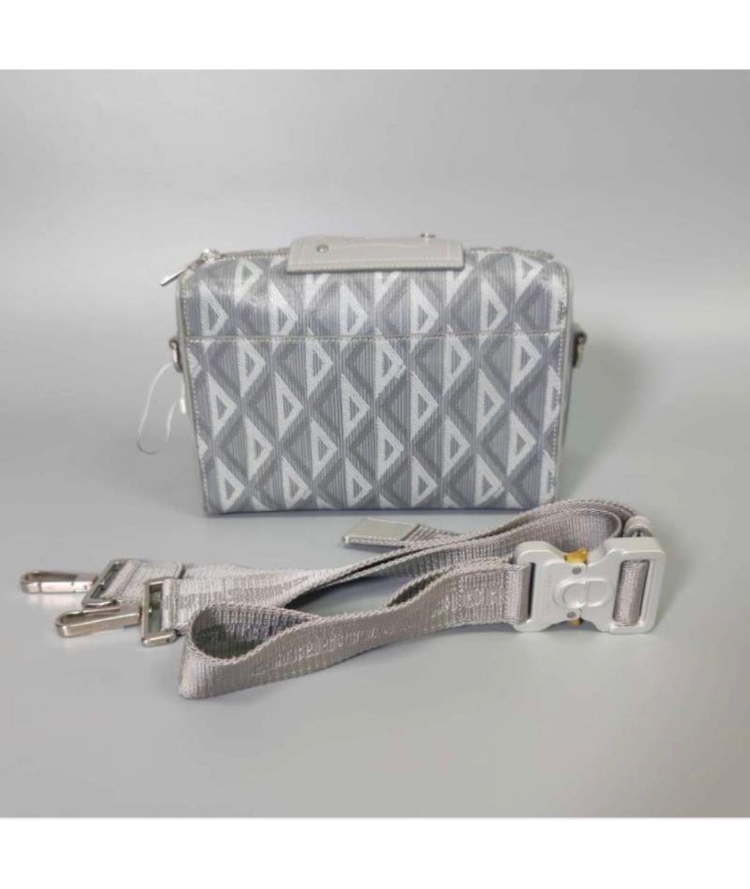 CHRISTIAN DIOR Серая сумка через плечо, фото 3