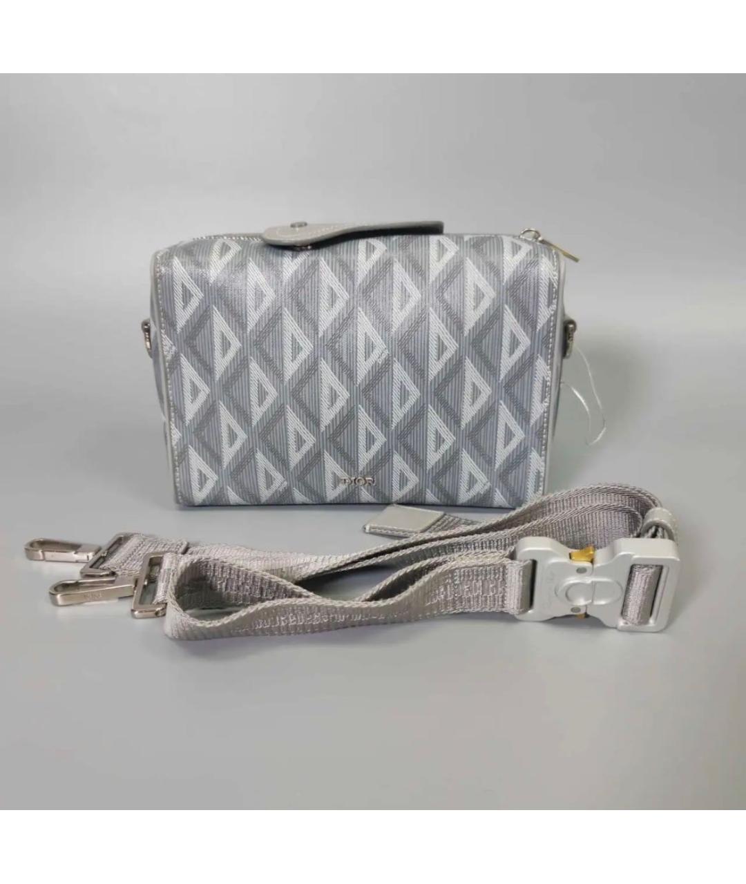 CHRISTIAN DIOR Серая сумка через плечо, фото 5
