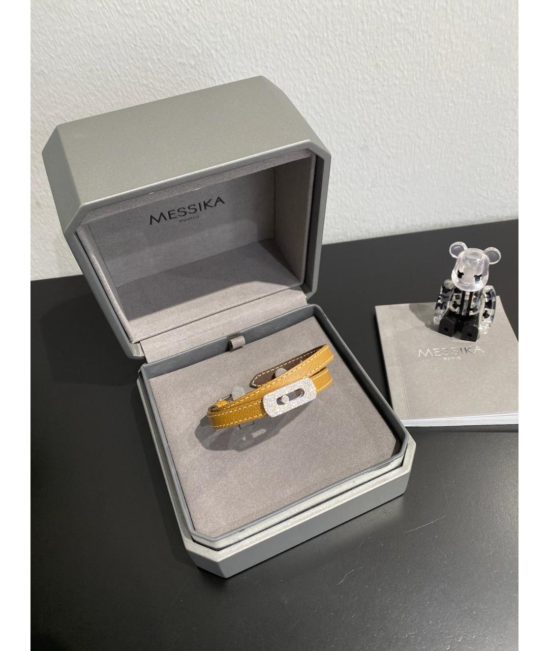 MESSIKA Коричневый кожаный браслет, фото 2