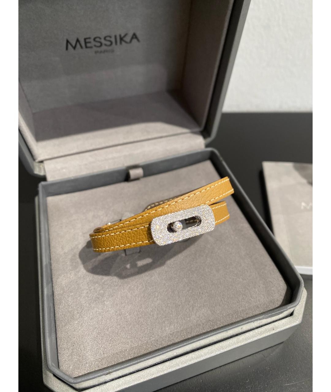 MESSIKA Коричневый кожаный браслет, фото 3