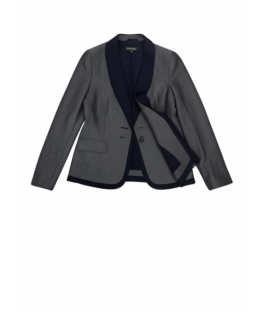 ESCADA Черный твидовый костюм с юбками, фото 1