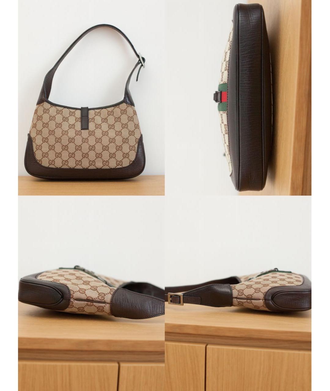 GUCCI Коричневая сумка с короткими ручками, фото 6