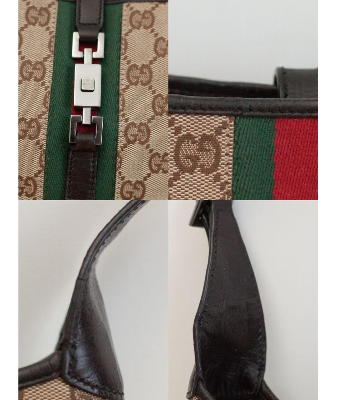 GUCCI Коричневая сумка с короткими ручками, фото 7