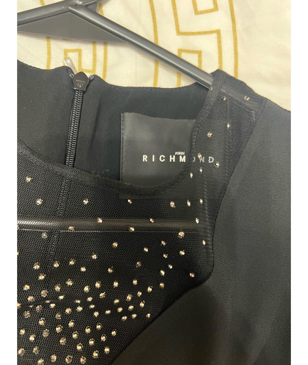 JOHN RICHMOND Черное коктейльное платье, фото 3