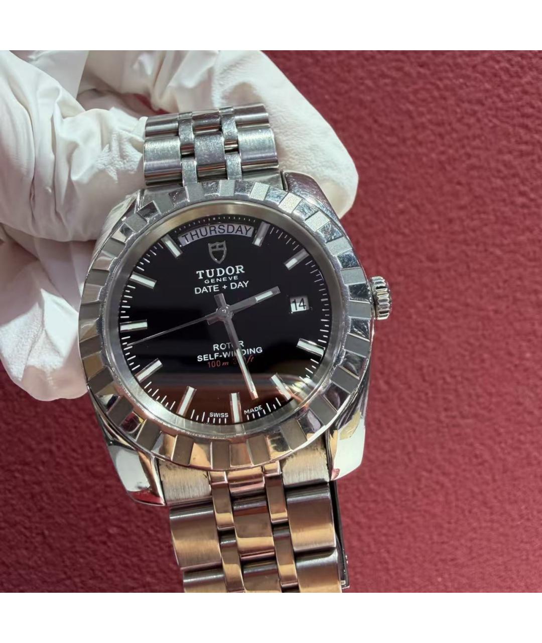 TUDOR Серебряные часы, фото 5