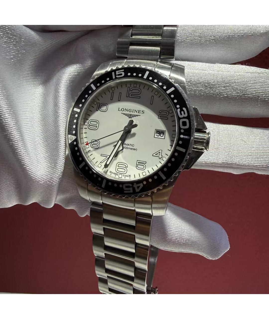 LONGINES Серебряные часы, фото 5