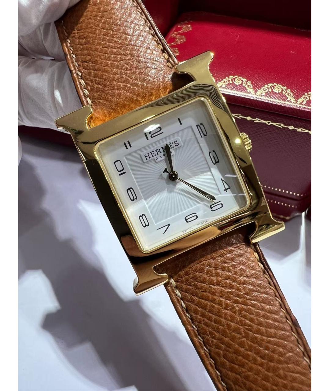 HERMES Серебряные часы, фото 4