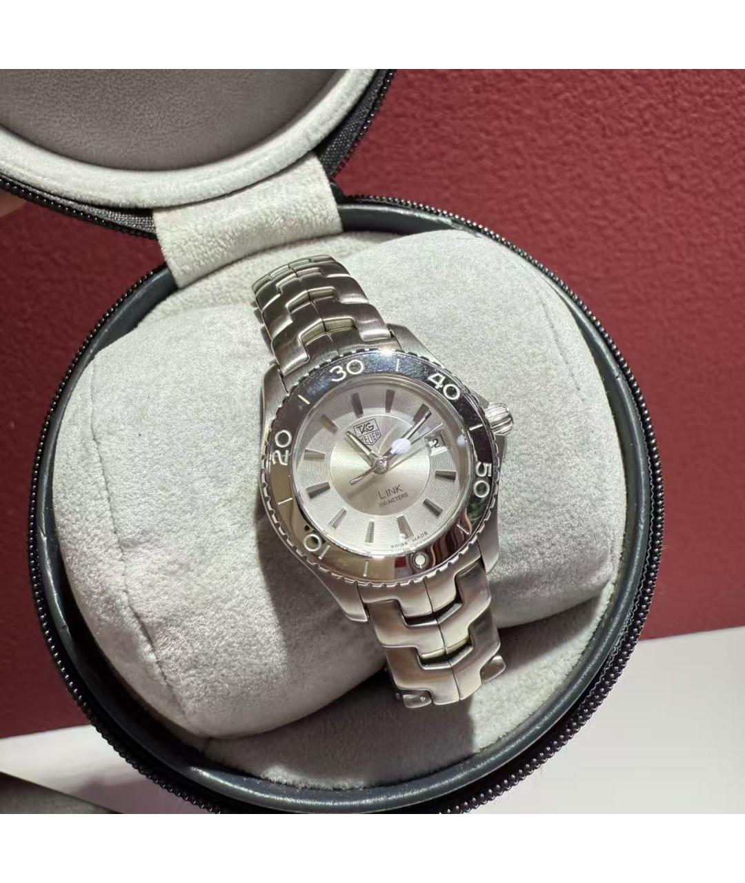 TAG HEUER Серебряные часы, фото 2