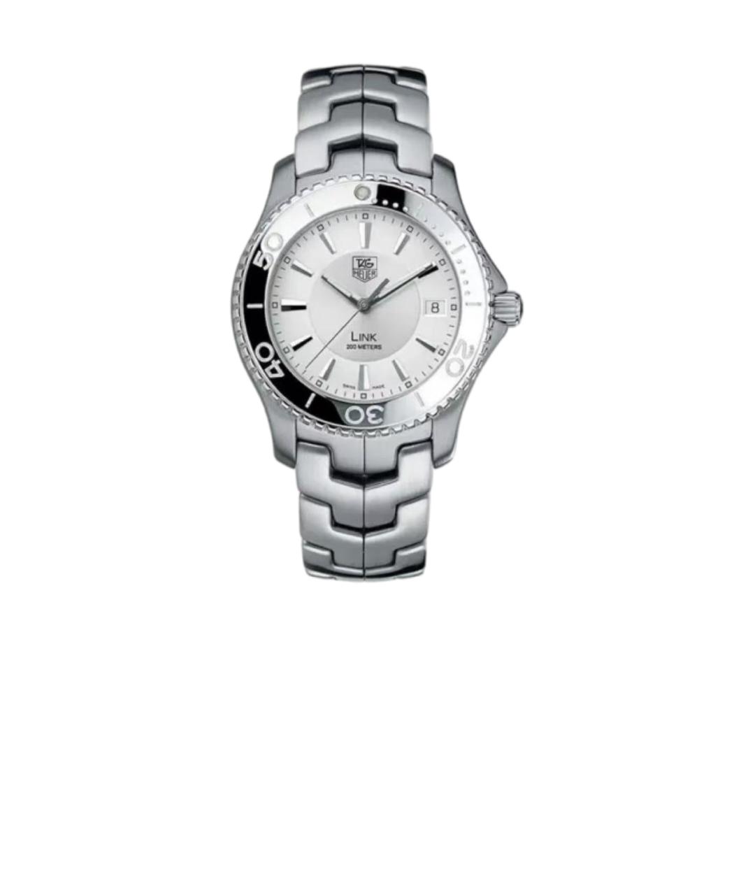TAG HEUER Серебряные часы, фото 5